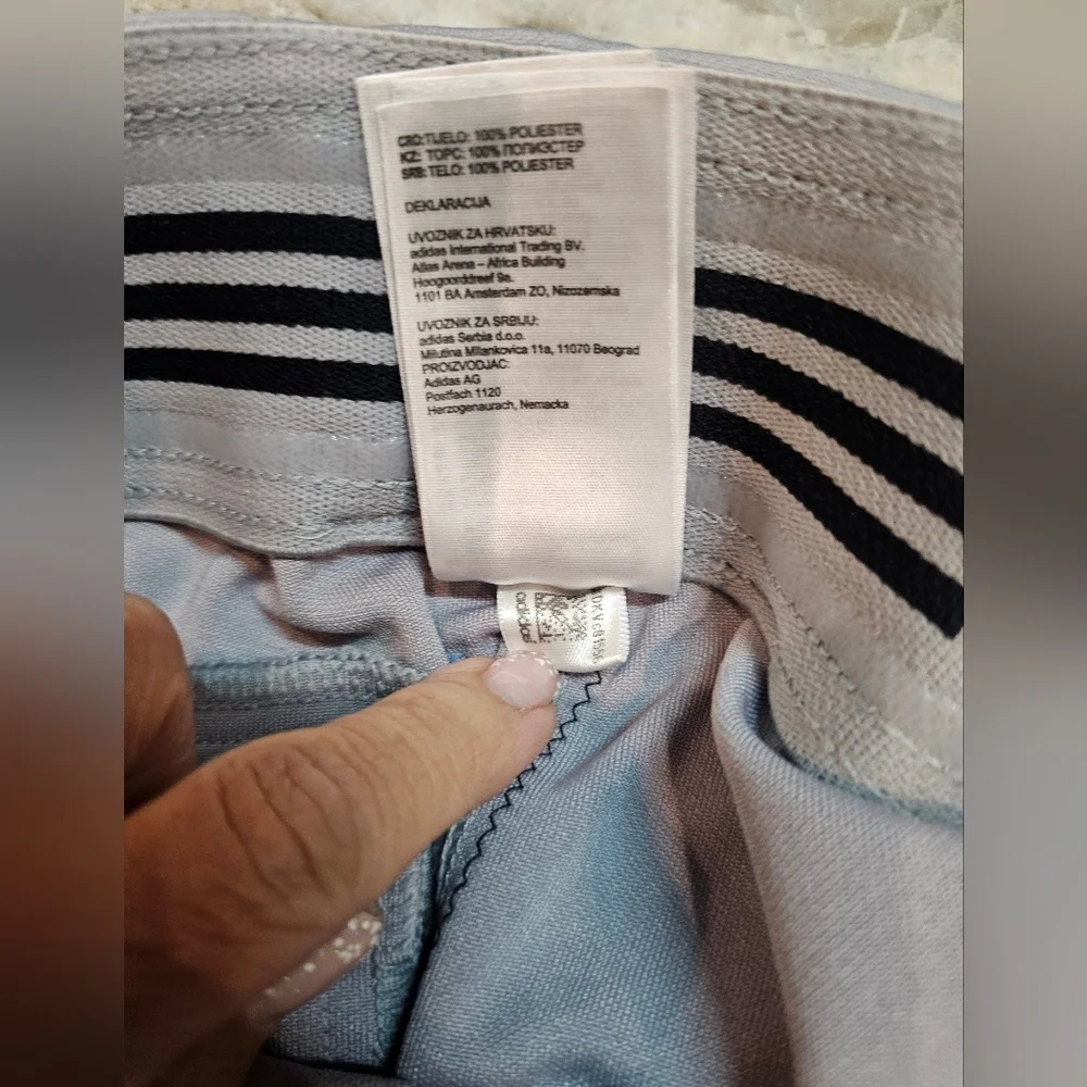 Adidas Baseball Pants Gray Black Stripe Men’s Medium Athletic Sports